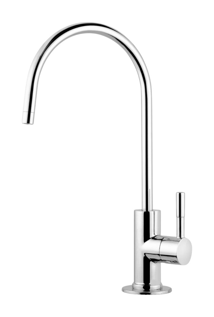The drinking-water faucet in chrome